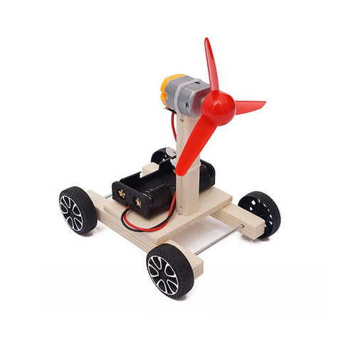 DIY Aerodynamics Car STEM Kit Educational Science Experiment Assembly Toy for Kids & Students