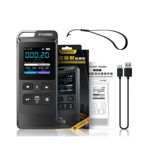 FNIRSI GC-02 Geiger Counter High Accuracy Nuclear Radiation Detector - F83085