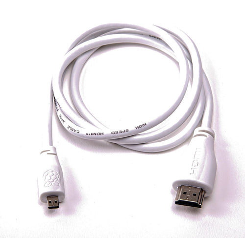 Official Raspberry Pi Micro-HDMI (Male) to Standard HDMI (Male) Cable for Raspberry Pi 4 & 5 | 4K Ultra HD High-Speed HDMI Cable Buy Online in India