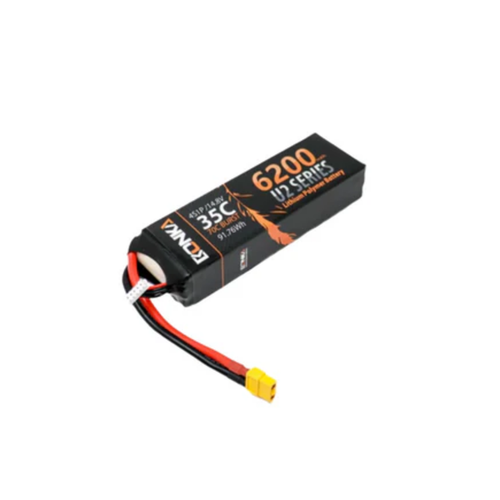 Bonka 6200mAh 14.8V 4S 35C Lithium Polymer Battery with XT60 for UAVs & RC Airplanes
