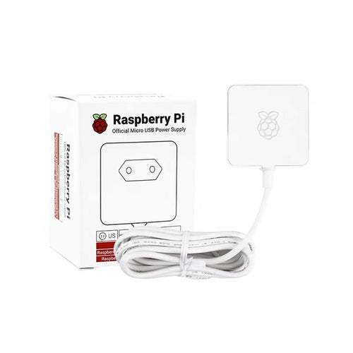 Official Raspberry Pi Micro USB Power Supply Compatible with Raspberry Pi A, 3B, 3B+, Zero, Zero W, Zero 2W & Pico Boards