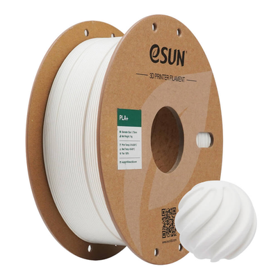 eSun PLA+ Filament 1.75mm 1kg Roll  Milky White Color - F97088