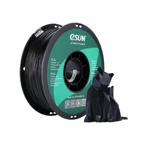 eSun PLA+ Filament 1.75mm 1kg Roll Black Color - F33024