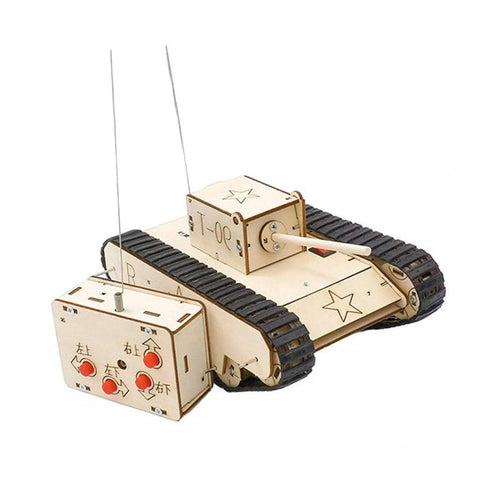 DIY Remote Controlled Tank STEM Kit Wooden Robot Science Project Educational Learning Kit for Kids | Buy Online in India