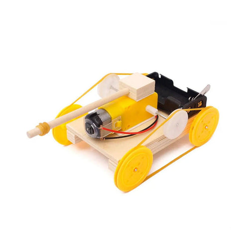 DIY Small Tank STEM Kit Wooden Robot Educational Science Learning Kit for Kids | Buy Online in India