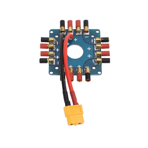 Drone Power Distribution Board with XT60 Plug & 3.5mm Bullet Connectors for 250mm FPV Drone Buy Online in India