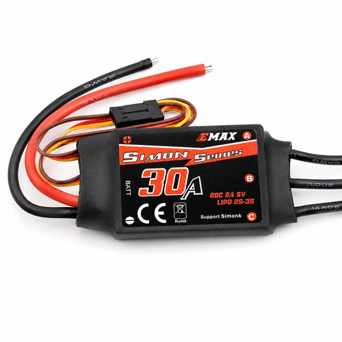 Emax SimonK 30A Brushless ESC Electronic Speed Controller for Multicopter, Quadcopter, RC Drone & Aircraft