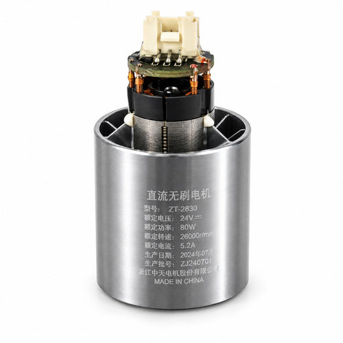 100000RPM Micro Brushless DC Motor with Ducted Fan High-Speed BLDC Motor with Aluminum Impeller for Hair Dryer